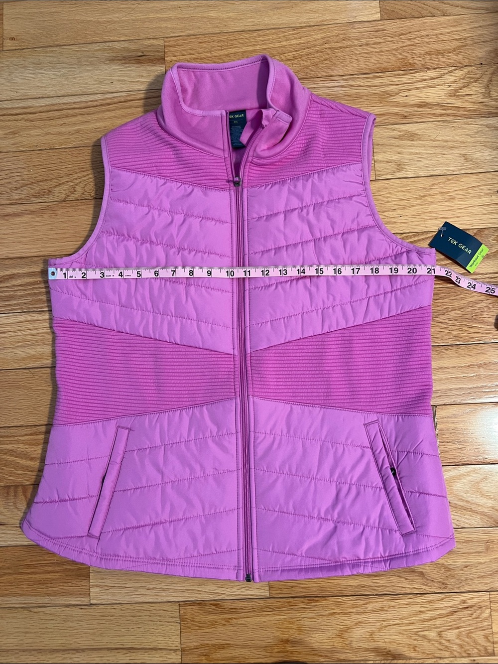tek gear Pink Quilted Performance Vest